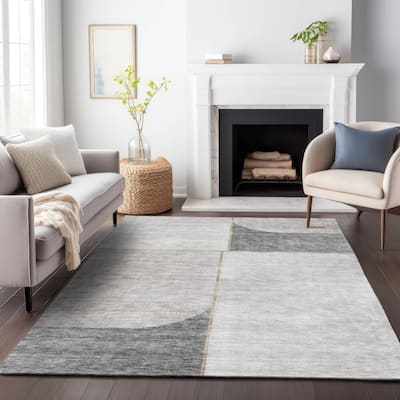 Premium Washable Super Soft Contemporary Deco Mayfield Rug