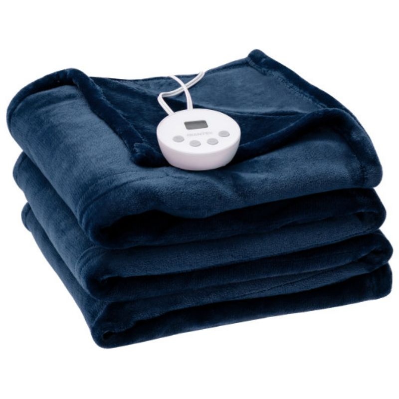 Twin Size Electric Heated Throw Blanket with Timer for Cozy