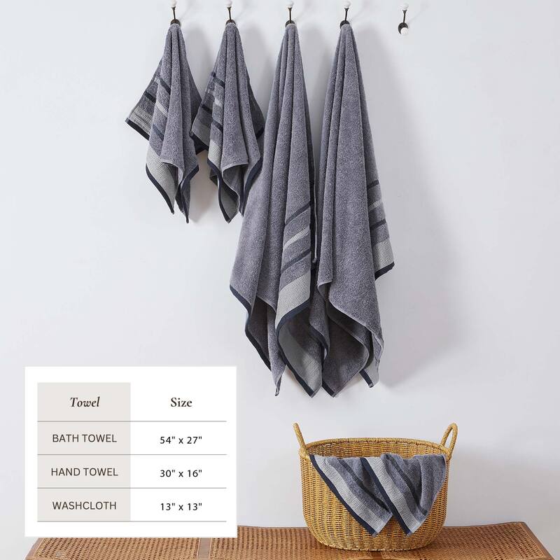 Linery & Co. Luxury Cotton Decorative Towel Set.