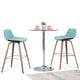 preview thumbnail 113 of 147, WYNDENHALL Cacey Mid Century Modern Bentwood Counter Height Stool (Set of 2) - 20.7'' x 21.1'' x 36.6 Aqua Blue