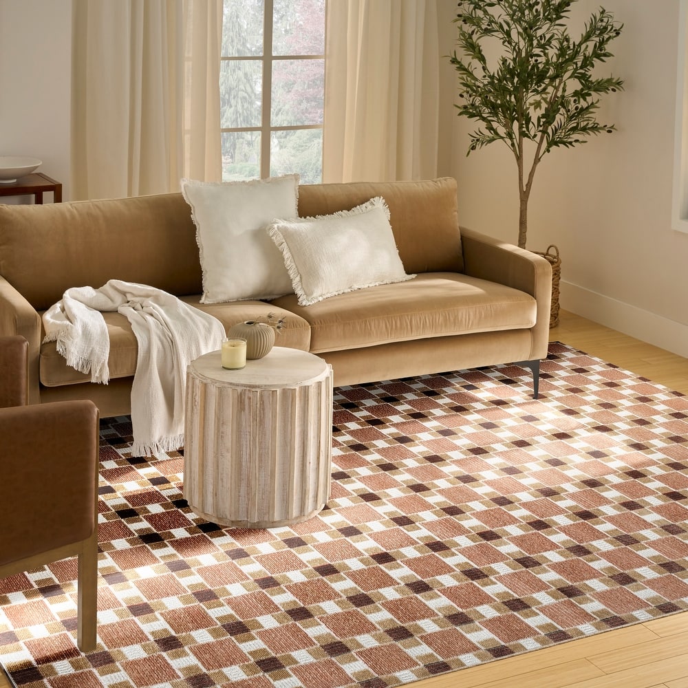 Nourison Nordic Indoor only Geometric Area Rug