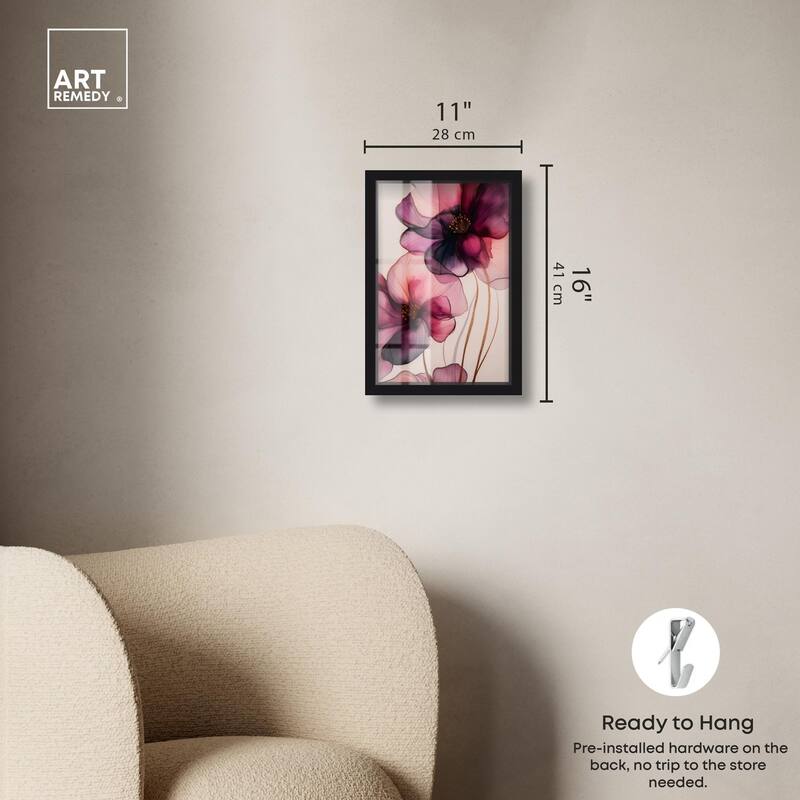 Velvet Verse III Shadowbox by Art Remedy