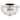 Leila 12" Crystal Flower Metal/Acrylic LED Semi-Flush Mount, Black/Clear by JONATHAN  Y
