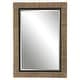 preview thumbnail 1 of 5, Uttermost 09853 Island 30" W x 41" H Rectangular Framed Bathroom Natural Wood / Black