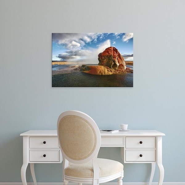 Easy Art Prints Jaynes Gallery's 'Fly Geyser At Sunrise' Premium Canvas Art