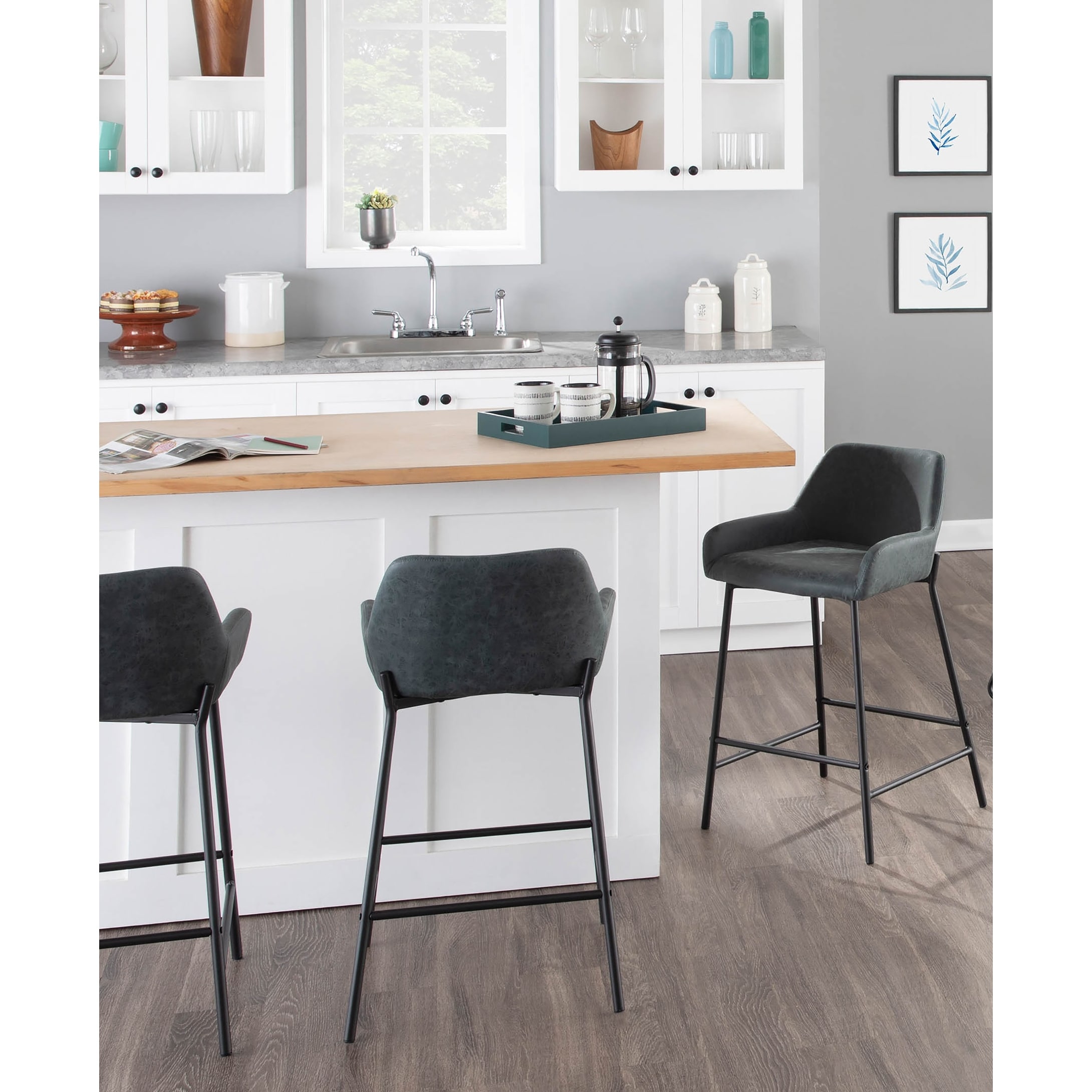Carbon loft galotti hotsell industrial counter stools