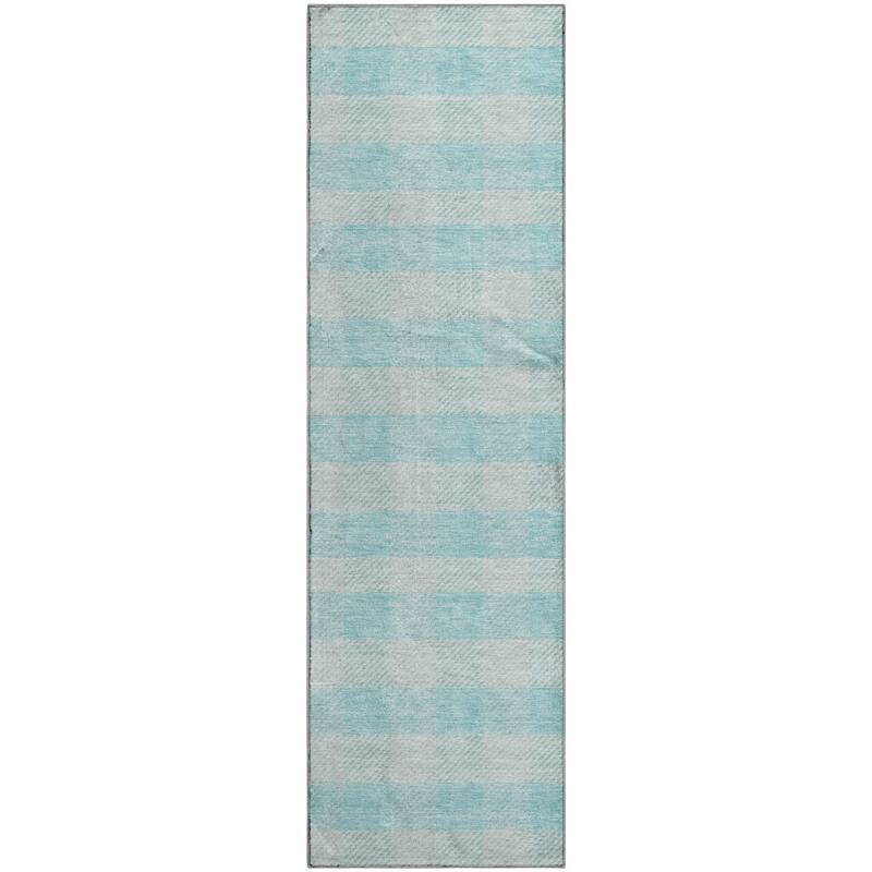 Premium Washable Super Soft Plaid Mayfield Rug
