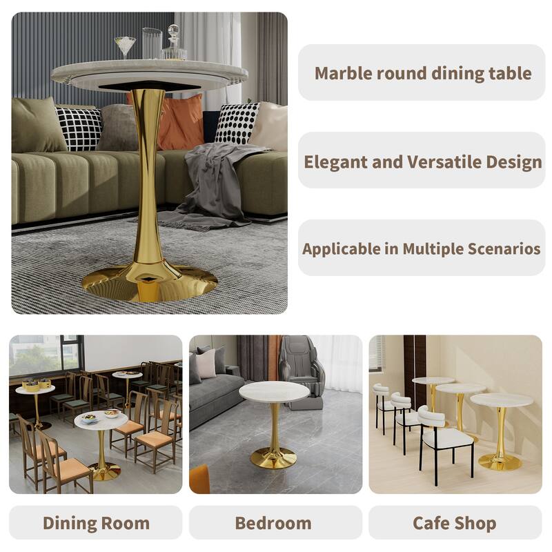 Mid-century modern style dining table accommodates 2 or 4 people