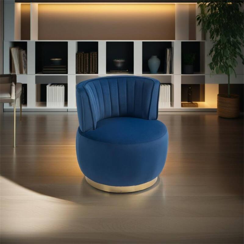 360 Degree Swivel Cuddle Barrel Accent Sofa Chair