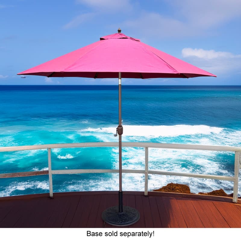 Tropishade 7.5' Market Umbrella with Sunbrella 58015 Volt Fuschia