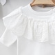 preview thumbnail 6 of 4, Newborn Baby Girl Outfit Set with Lace Details - 10-Piece