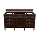 preview thumbnail 5 of 25, James Martin Vanities Brittany 60" Single Vanity, Burnished Mahogany Burnished Mahogany Cabinet Base Only - No Top