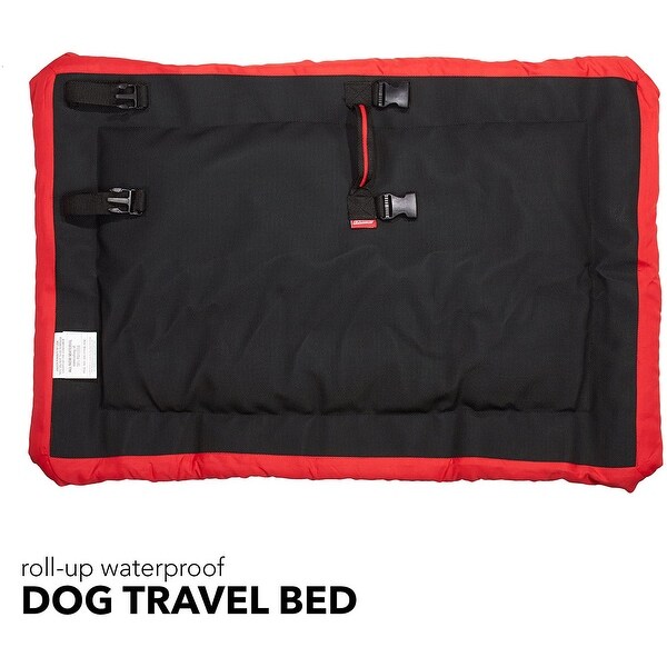 Coleman Large Dog Bed for Travel, Roll Up Foldable Packable Pet