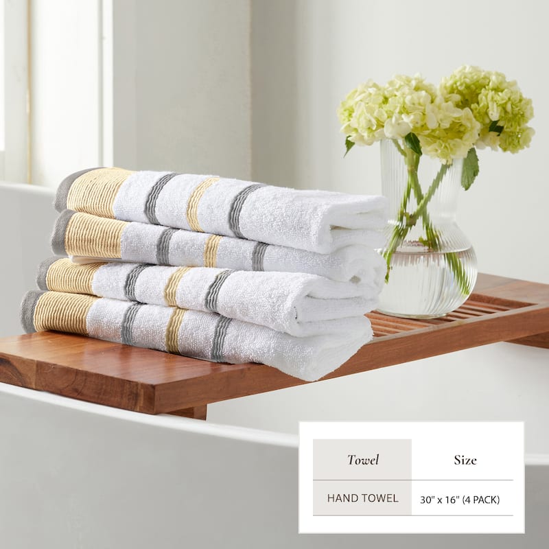 Linery & Co. Luxury Cotton Decorative Towel Set.