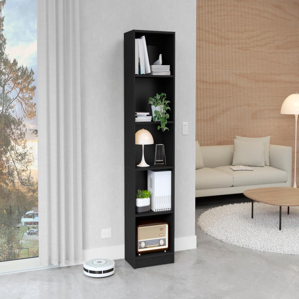 Vinton XS Bookcase Compact Bookshelf with Multiple Shelves