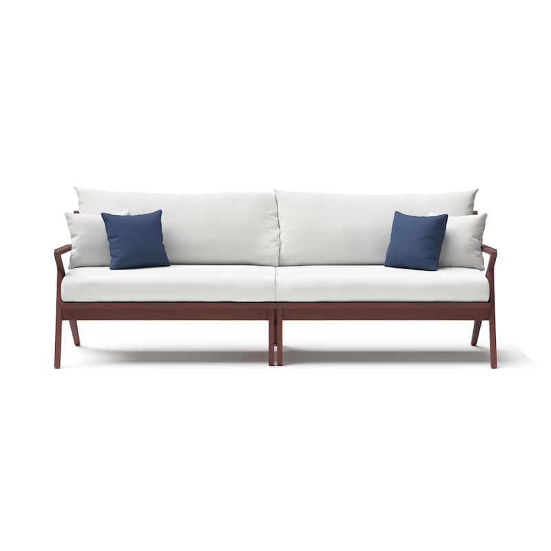 Vaughn 6 Piece Sunbrella Outdoor Patio Sectional with Table