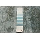 preview thumbnail 8 of 7, ECARPETGALLERY Hand-knotted Vibrance Light Blue Wool Rug - 6'8 x 9'11