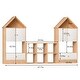 preview thumbnail 46 of 56, MVersatile Kids Bookshelf House Shape Toy Organizer for Bedroom Playroom