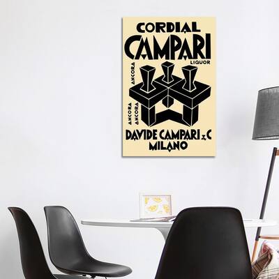 iCanvas "Cordial Campari Liquor" by Vintage Apple Collection Canvas Print