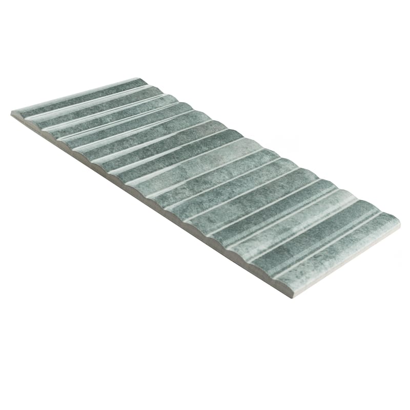 Merola Tile Rubik Aloe 5-7/8" x 11-3/4" Ceramic Wall Tile