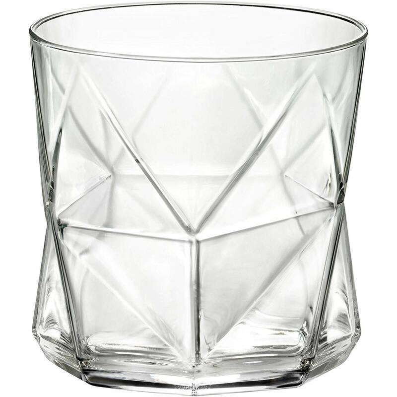 Bormioli Rocco Cassiopea 7Pc Whiskey Set 1 Decanter 6 Rocks Glasses - 33.75 oz. Decanter; 11.25 oz. Glasses