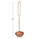 preview thumbnail 4 of 2, Stainless Steel Ladle, Copper Finish