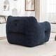 preview thumbnail 3 of 14, Comfy Bean Bag Chair with Armrests, High-Density Foam, for Living Room