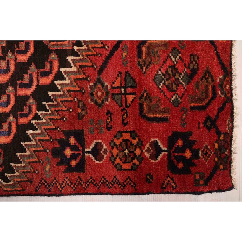 ECARPETGALLERY Hand-knotted Andelz Red Wool Rug - 2'11 x 5'10