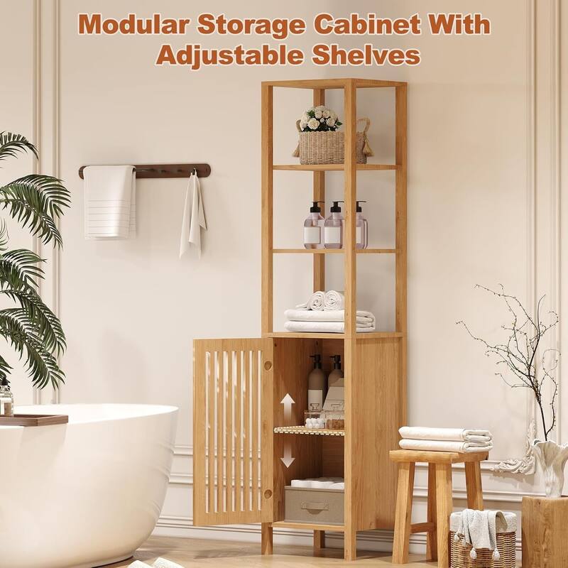 70 Inch TV Stand Entertainment Center with Storage System