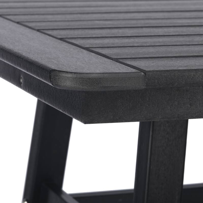 Laguna Hdpe All Weather Outdoor Patio 30" Square Counter Bistro Table