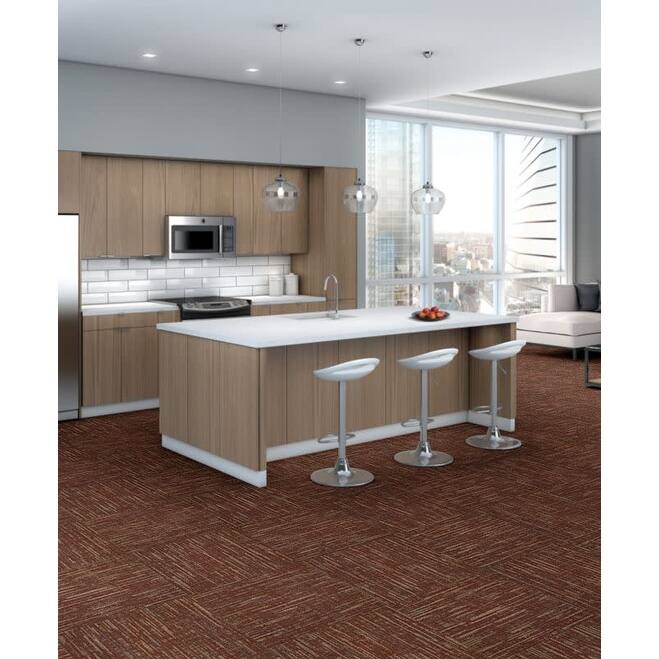 Shaw Philadelphia Commercial Reveal 24" x 24" Glue Down Carpet Tile -