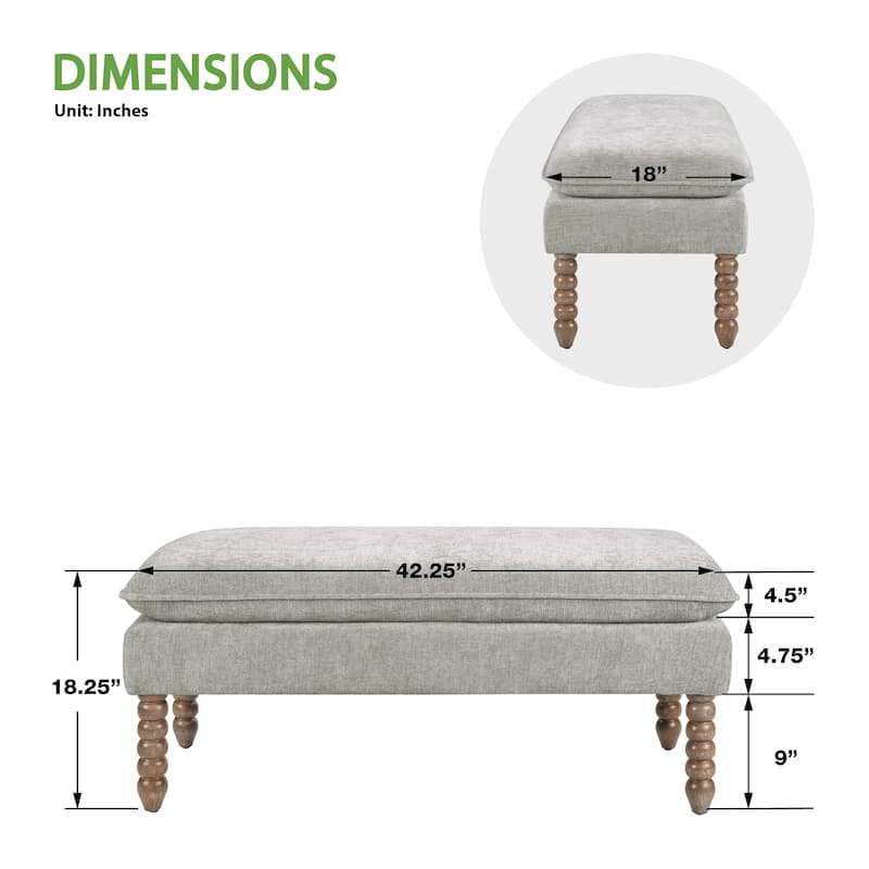 Selina Pillow Top Bench