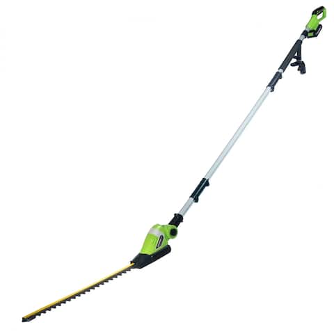Earthwise 20- Inch Lithium Ion 20 Volt Pole Hedge Trimmer