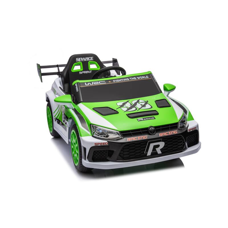 Remote Control Kids Ride On Car, 12V Battery Powered with Music, Lights, and Openable Doors