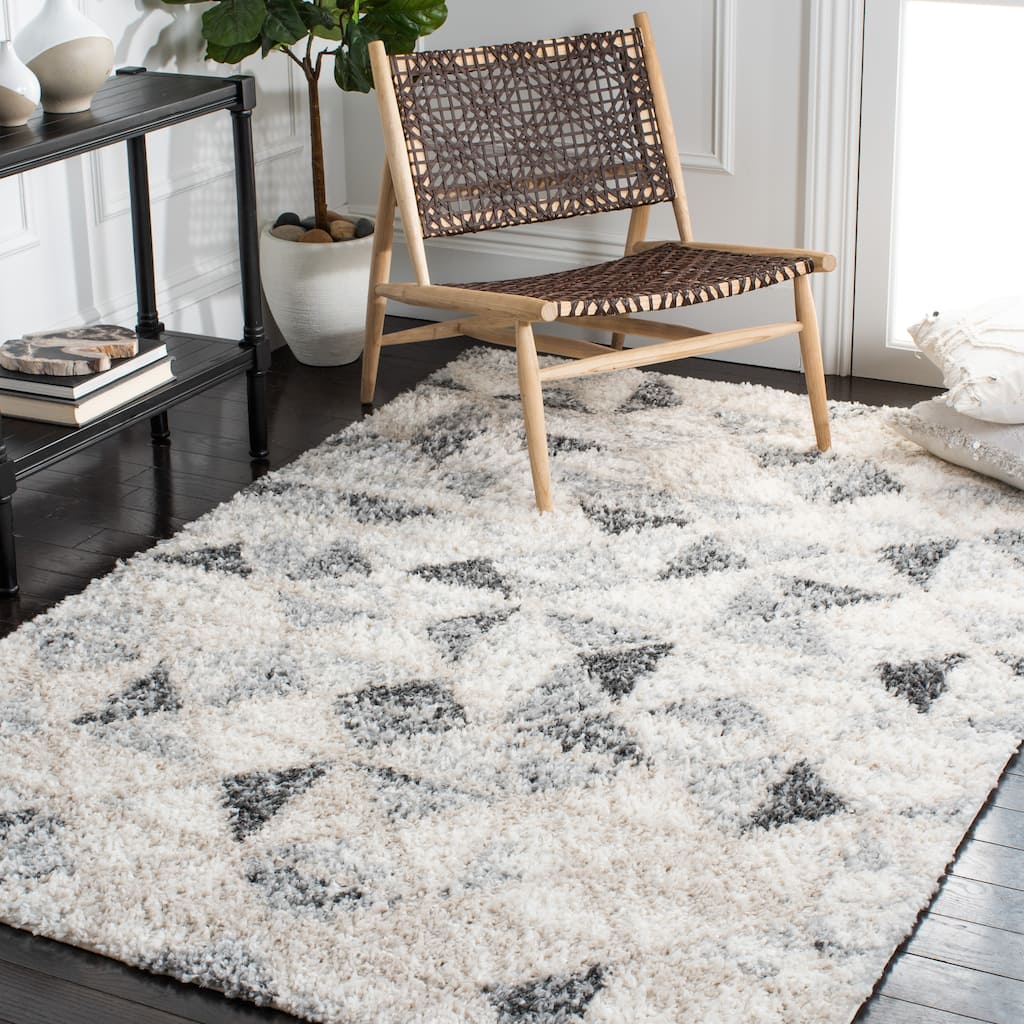 SAFAVIEH, Berber Shag Oumaima Modern 1.2-inch Thick Rug