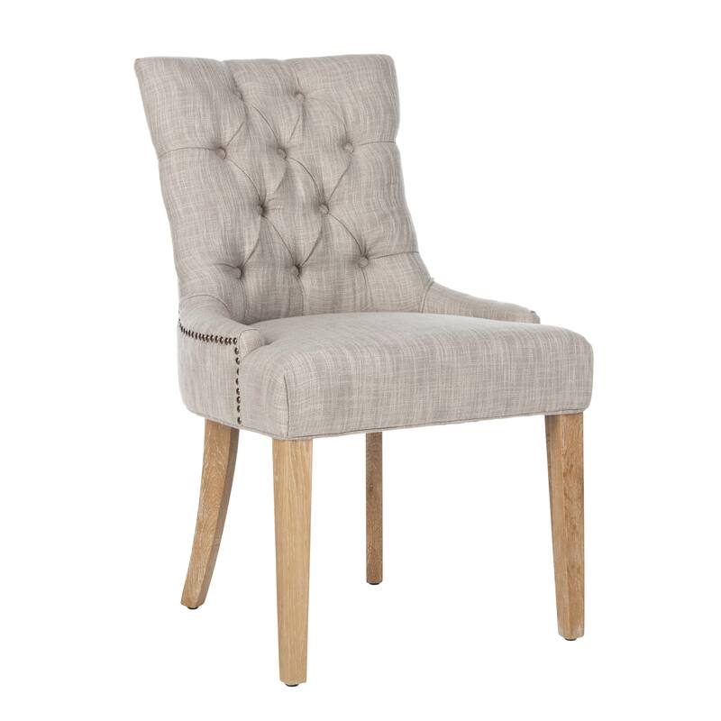 SAFAVIEH Dining Abby Viscose Blend Dining Chairs (Set of 2) - 22"x23.8"x36.4"