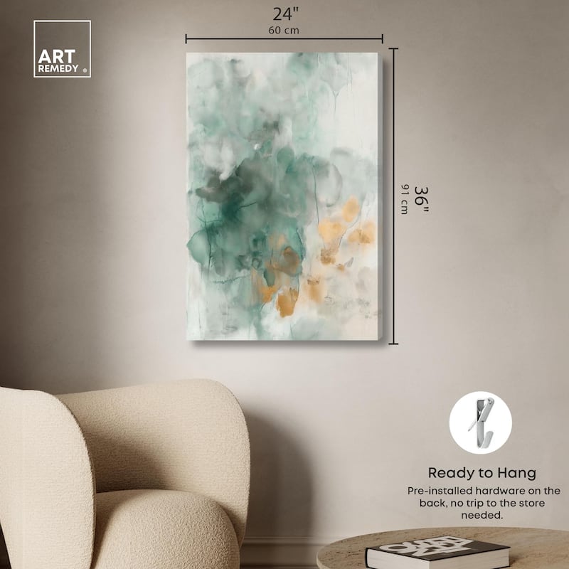 Verdant Vapors III Canvas by Art Remedy, Gallery Wrapped