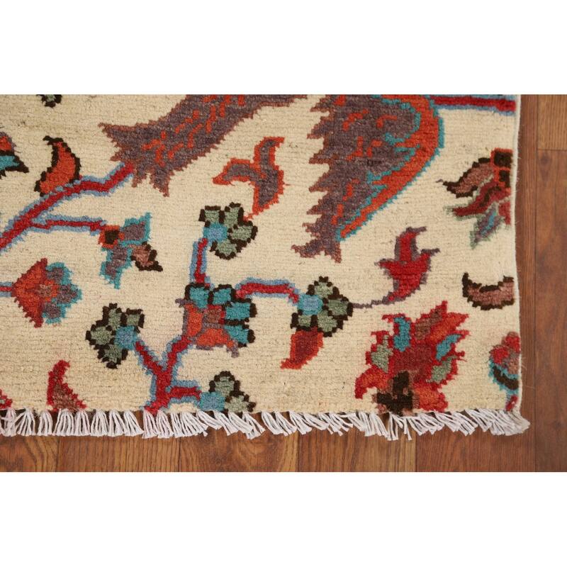 Animals Design Ziegler Accent Rug Handmade Wool Carpet - 2'1" x 3'1"