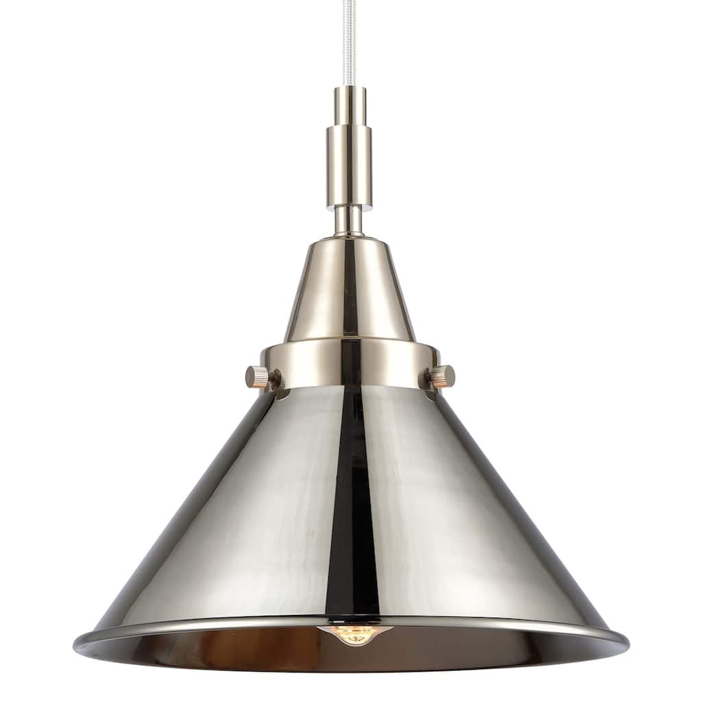 Innovations Lighting 447-1P-M10-PN Briarcliff 10" Wide Mini Pendant