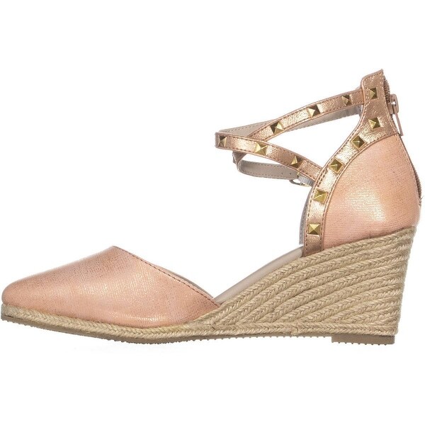 dusty rose wedges