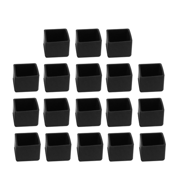 Desk Chair Table Leg Caps End Tip Home Furniture Protector 18pcs 1 x1 Black Bed Bath Beyond 36358706