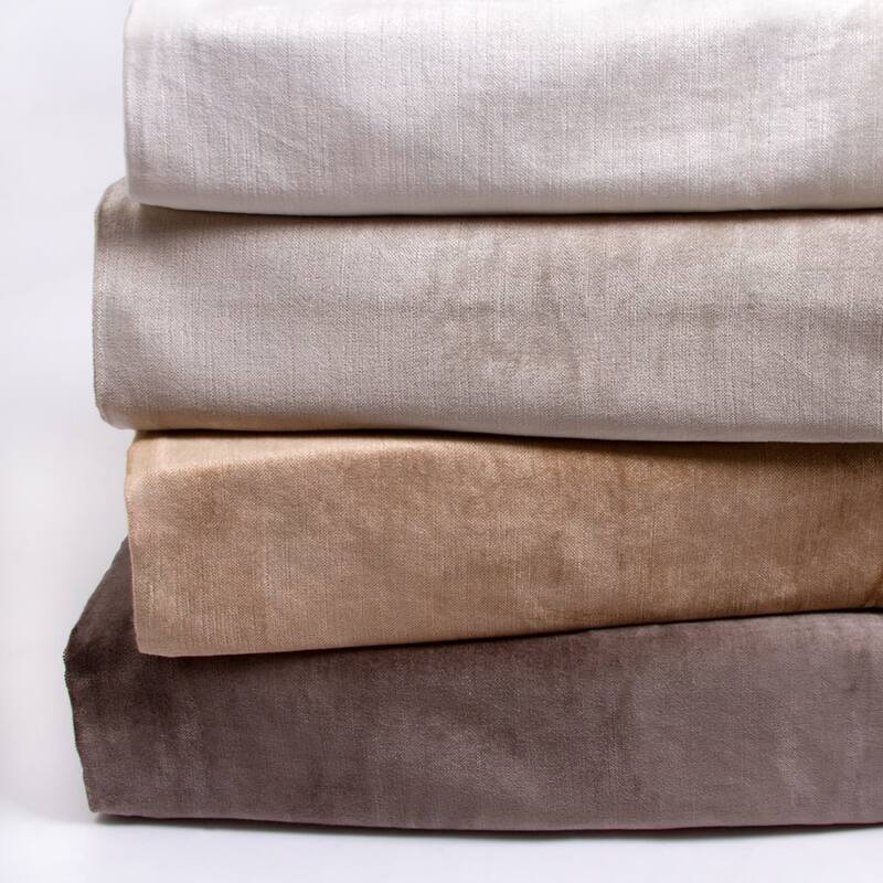 Lia Rayon Velvet Sham, Steel Blue, Euro
