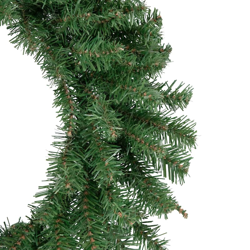 Green Winona Fir Artificial Christmas Wreath 24-Inch Unlit - 24"