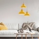 preview thumbnail 25 of 66, 1 - Light Modern Metal 11.02" Bowl Dome Island Pendant Light