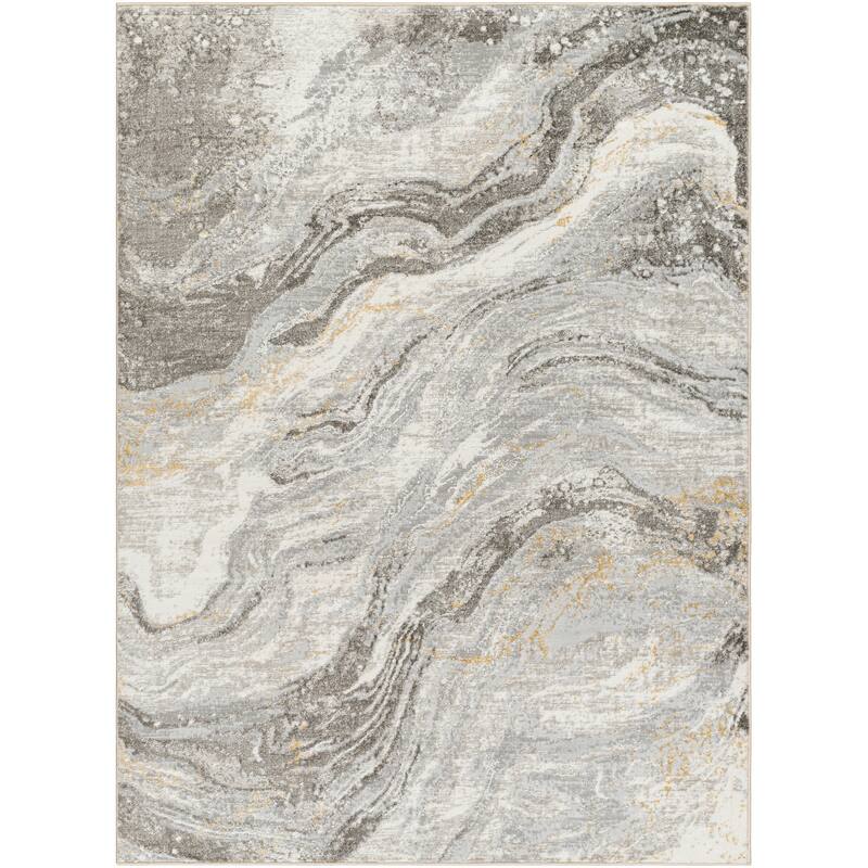 Livabliss San Fran Abstract Swirl Area Rug