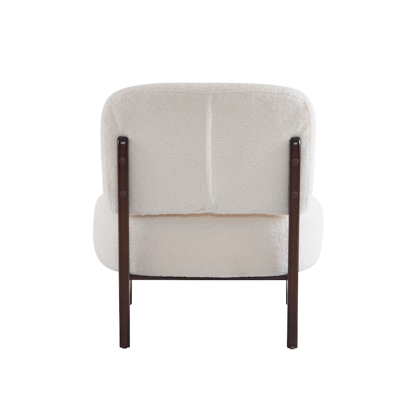Modern Boucle Lounge Chair