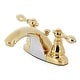 preview thumbnail 7 of 10, American Classic 4 in. Centerset Bathroom Faucet Polished Brass