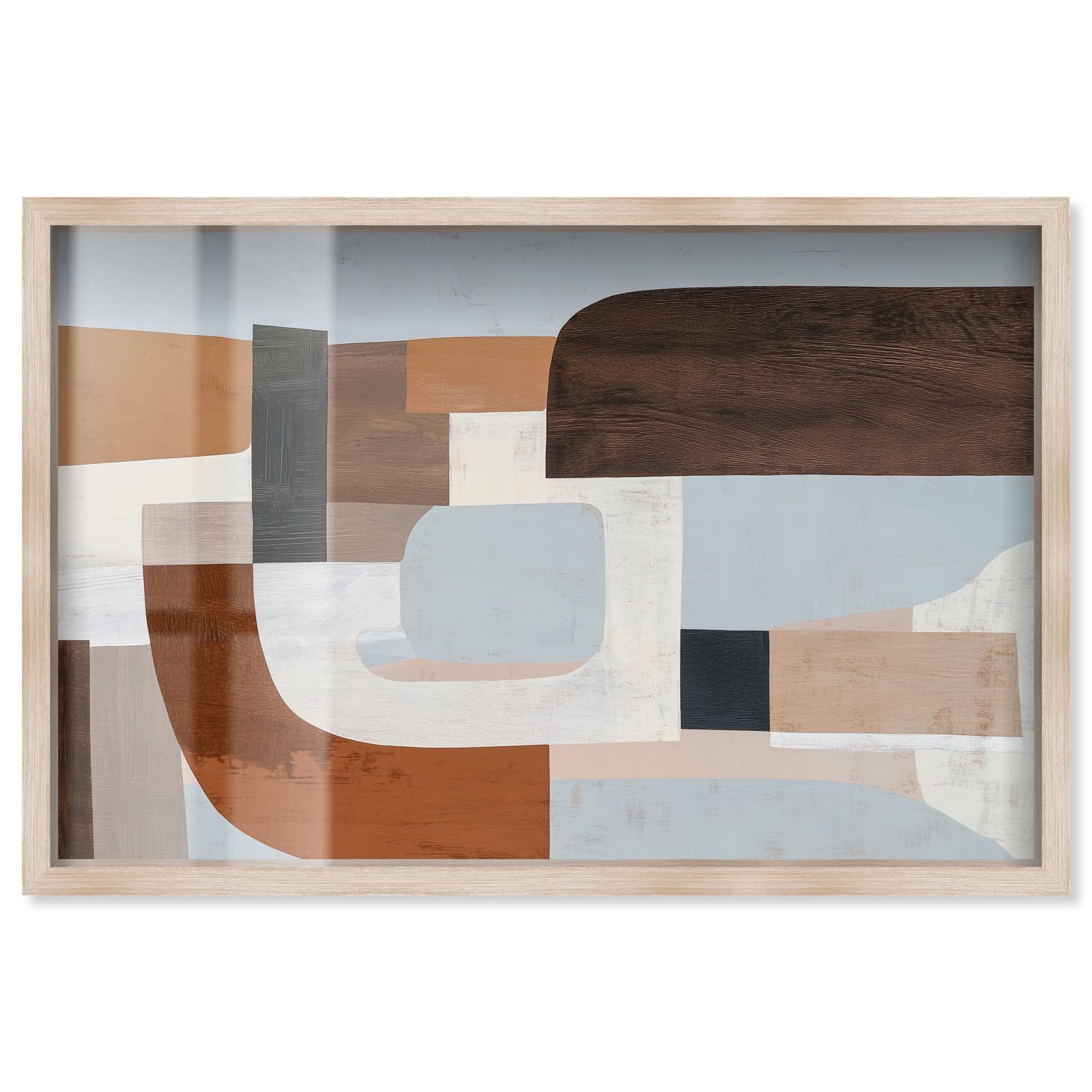 Art of Forms II Living Room Decor Shadowbox Print by Art Remedy