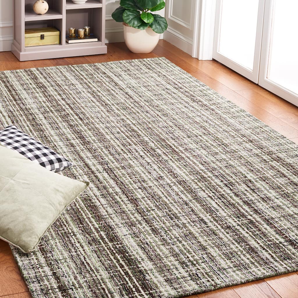 SAFAVIEH Handmade Abstract Crystelle Modern Wool Rug