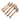 Gibson Set of 20 Stainless Steel Flatware Set in Matte Bronze